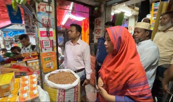 কাপাসিয়ায় তামাক জাত পণ্য বিক্রির উপরে সচেতনতা অভিযান