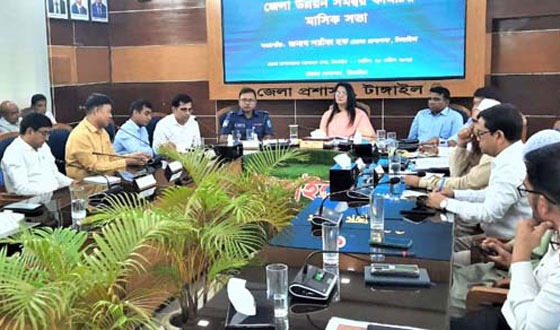 টাঙ্গাইল জেলা উন্নয়ন সমন্বয় কমিটির সভা