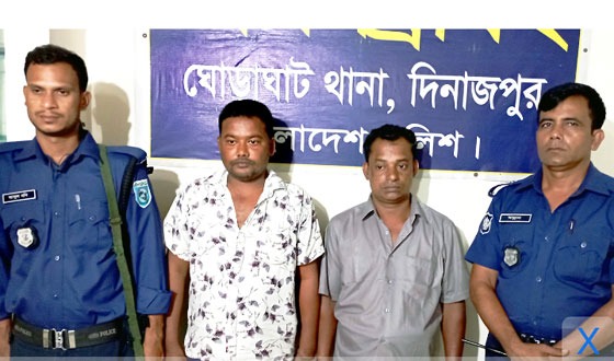 ঘোড়াঘাটে আ,লীগ ও যুবলীগের দুই নেতা গ্রেফতার