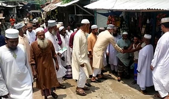 নাজিরপুরে মাসুদ সাঈদীর গণসংযোগ