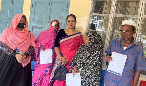 বিজয়ীর উদ্যোগে বিনামূল্যে চোখের ছানী অপারেশন