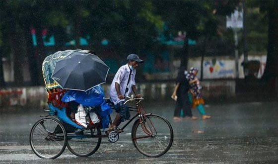 দাবদাহের পর স্বস্তির বৃষ্টি, বৃষ্টির ধারা চলবে শুক্রবার পর্যন্ত