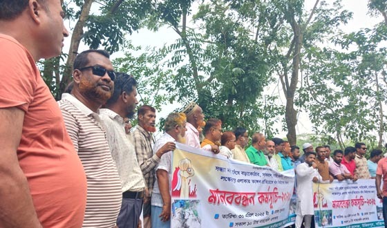 উজিরপুরে সন্ধ্যা নদীর ভাঙ্গনের কবল ৫ ইউনিয়ন, বাধঁ নির্মাণের দাবি