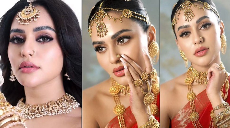 নুসরাত ফারিয়ার রাজকীয় সাজে মুগ্ধ ভক্তরা