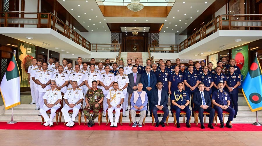 নৌবাহিনী ও বিমান বাহিনী নির্বাচনী পর্ষদ উদ্বোধন করলেন প্রধান উপদেষ্টা