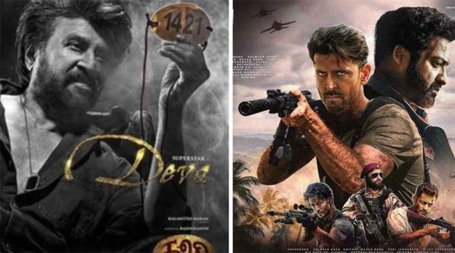 বক্স অফিসে দাপট রজনীকান্তের ‘কুলি’র, ছন্দপতনে ‘ওয়ার ২’