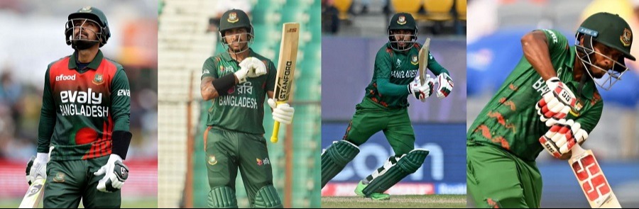 র‌্যাংকিংয়ে অবনতি হলো একাধিক টাইগার ব্যটারের