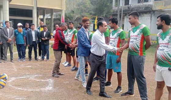 কচুয়ায় "তারুণ্য উৎসব" উপলক্ষ্যে আন্ত: উপজেলা ৮ দলীয় ভলিবল টুর্নামেন্ট