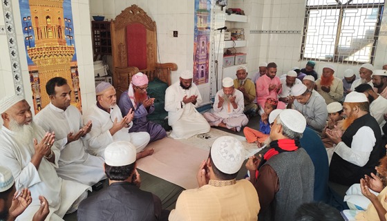 চাঁদপুরে খালেদা জিয়ার সুস্থতা কামনায় কোরআন খতম ও দোয়া