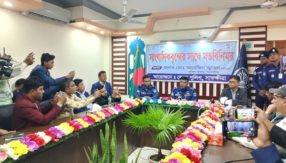 সুষ্ঠু নির্বাচন নিশ্চিত করতে সাংবাদিকদের সহযোগিতা প্রয়োজন : এসপি জুয়েল