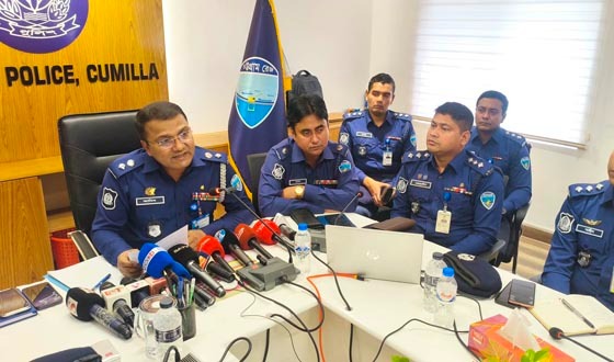 কুমিল্লায় সাংবাদিকদের সাথে নবাগত পুলিশ সুপারের মতবিনিময়