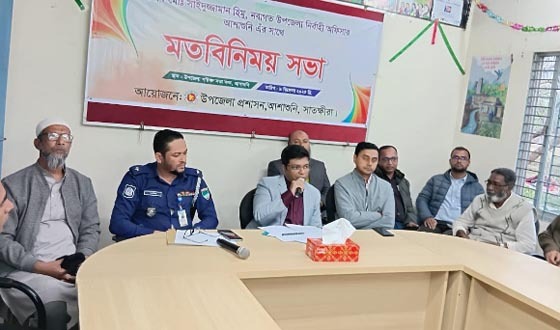 আশাশুনিতে নবাগত ইউএনও হিমু'র সাথে মতবিনিময় সভা