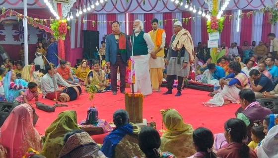 "সনাতন ধর্মাবলম্বীদের সার্বিক নিরাপত্তা নিশ্চিত করতে ধানের শীষ প্রতীকে ভোট দিন"---- শাহ্ রিয়াজুল হান্নান