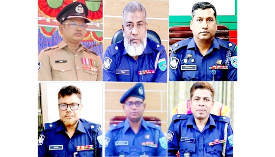 নীলফামারী জেলার ৬ থানায় নতুন অফিসার ইনচার্জ