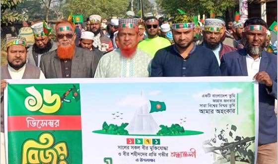 পার্বতীপুরে  বিজয় দিবসে বর্ণাঢ্য র‌্যালি ও আলোচনা সভা