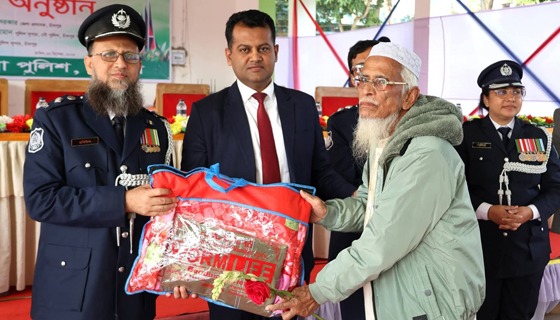মহান বিজয় দিবস উপলক্ষে বীর পুলিশ মুক্তিযোদ্ধাদের সংবর্ধনা