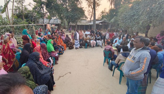 সাপাহারে গ্রাহকের টাকা নিয়ে গ্রাম জনতা সমিতির এমডি লাপাত্তা