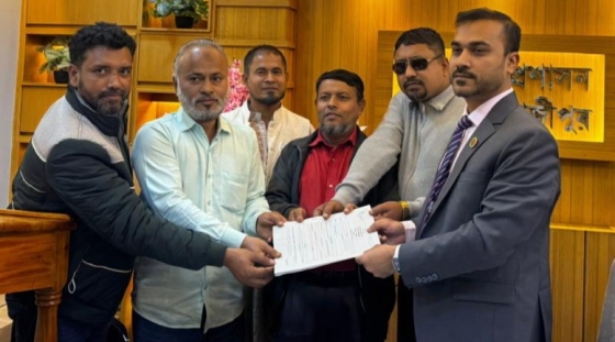 কালীগঞ্জে জনতার দল মনোনীত প্রার্থীর মনোনয়নপত্র সংগ্রহ