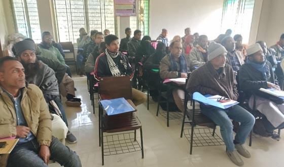 পীরগন্জে রাজস্ব খাতের অর্থয়ণে দিনব্যাপী মৎস্য চাষ বিষয়ক প্রশিক্ষণ কর্মশালা