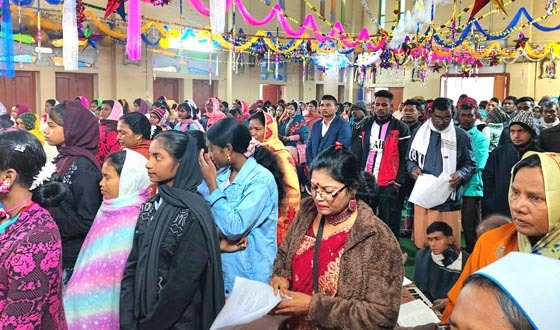 রহনপুরে নানা কর্মসূচীতে বড়দিন পালিত