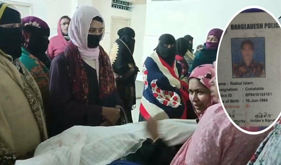 মুকসুদপুরে সড়ক দুর্ঘটনায় প্রান গেলো পুলিশ সদস্যের