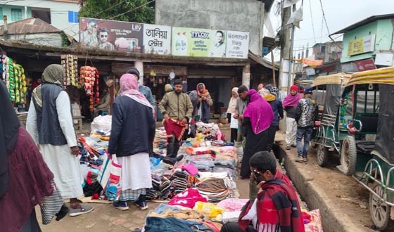 ইন্দুরকানীতে তীব্র শীতে বিপর্যস্ত জনজীবন