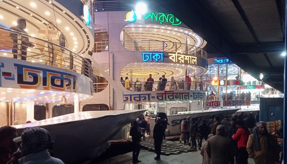 দুইদিন পর ঢাকা-বরিশাল রুটে লঞ্চ চলাচল শুরু