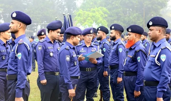 চাঁদপুর জেলা পুলিশের মাস্টার প্যারেড অনুষ্ঠিত