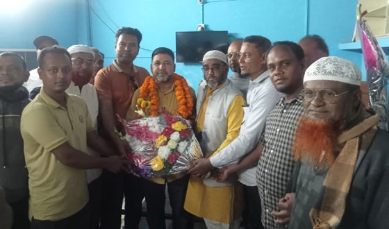 জেলা বিএনপির সদস্য সচিবকে বুধহাটায় শুভেচছা