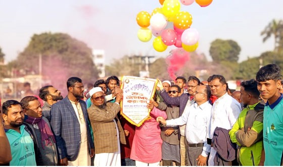 বিরলে শহীদ স্মৃতি ফুটবল টুর্নামেন্ট এর শুভ উদ্বোধন