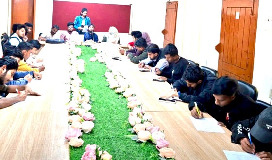 স্বচ্ছ প্রক্রিয়ায় ছাত্র প্রতিনিধি কমিটি গঠনের লক্ষ্যে পরীক্ষা অনুষ্ঠিত