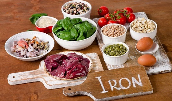 আয়রন পাওয়া যায় যেসব খাবারে