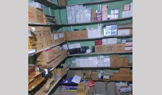 টাঙ্গাইলে বিপুল পরিমাণ নকল প্রসাধনী জব্দ