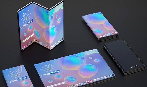 বাজারে ট্রাই ফোল্ড ফোন আনছে স্যামসাং