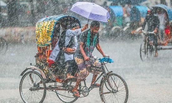 দুই বিভাগে বজ্রসহ বৃষ্টির সম্ভাবনা, শিলাবৃষ্টির আশঙ্কাও