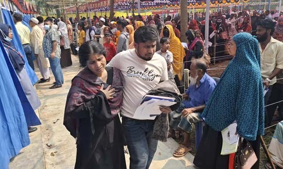 টাঙ্গাইলে সাড়ে ৩ হাজার মানুষ পেল ফ্রি চিকিৎসাসেবা