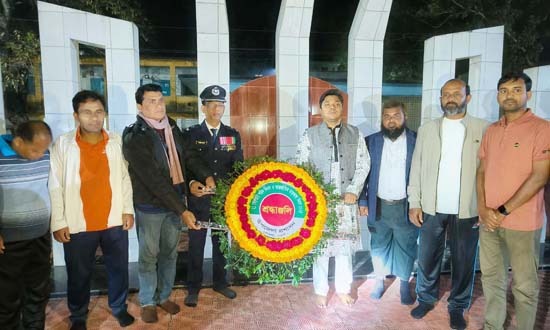 পোরশায় শহিদ দিবস ও আন্তর্জাতিক মাতৃভাষা দিবস উদ্যাপন