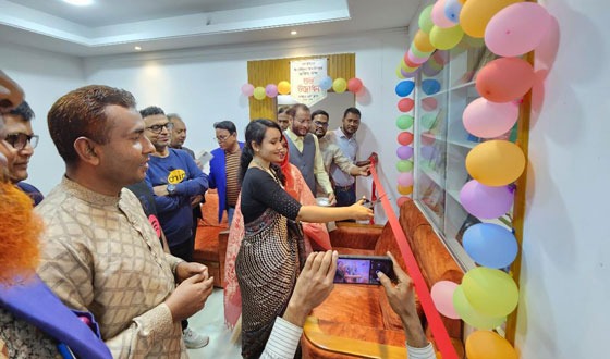 ভাঙ্গুড়া প্রেসক্লাবে পাঠাগার উদ্বোধন