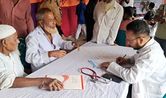 ফরিদগঞ্জে ফ্রি মেডিকেল ক্যাম্প