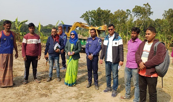 ভাঙ্গুড়ায় ফসলি জমির মাটি বিক্রি, ব্যবসায়ীকে অর্থদণ্ড