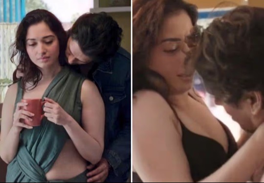 শর্ত ভেঙে চুমুর দৃশ্যে তামান্না