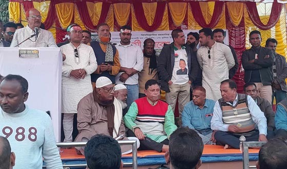 দেবহাটার কুলিয়ায় বিএনপির আয়োজনে বিশাল কর্মী সমাবেশ