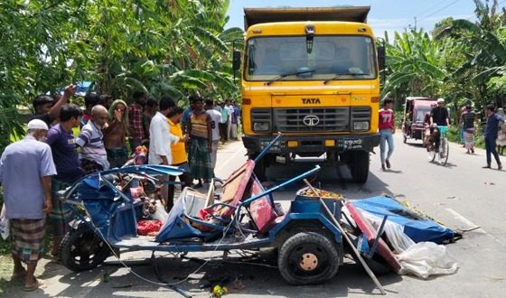 কুড়িগ্রামের ভূরুঙ্গামারীতে সড়ক দুর্ঘটনায় নিহত ২