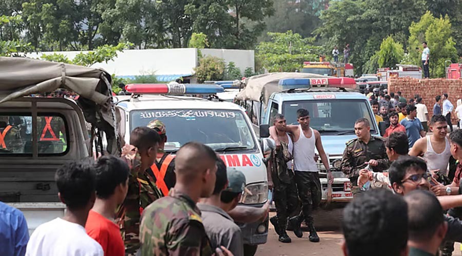 বিমান বিধ্বস্ত: দগ্ধ ৩৫ জন জাতীয় বার্ন ইনস্টিটিউটে, অন্তত ১০ জন সংকটাপন্ন