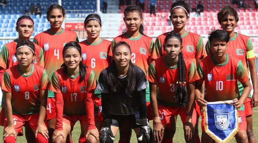 প্রথমবারের মতো এশিয়ান কাপে খেলছে নারী ফুটবল দল