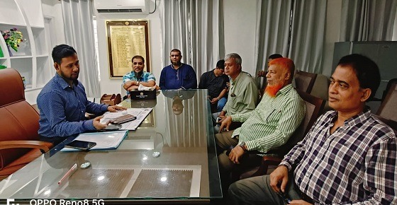 হাটহাজারী প্রেসক্লাব নেতৃবৃন্দের সাথে নবাগত ইউএনও'র মতবিনিময়