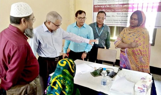 দিনাজপুরে স্বাস্থ্যসেবা বিষয়ক হেলথ ক্যাম্পের উদ্বোধন