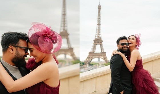আইফেল টাওয়ারে রোমান্টির ফটোশুটে রাজীব-মেহজাবীন জুটি