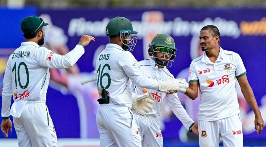 গল টেস্ট ড্র, শান্তর জোড়া সেঞ্চুরিতে ইতিহাস গড়ল বাংলাদেশ