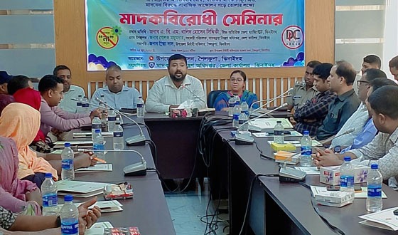 শৈলকুপায় মাদকবিরোধী সেমিনার অনুষ্ঠিত
